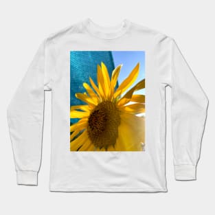 photo sunflower for ukraine Long Sleeve T-Shirt